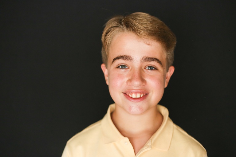 School photo of blonde teenage boy | St. Louis School Photos