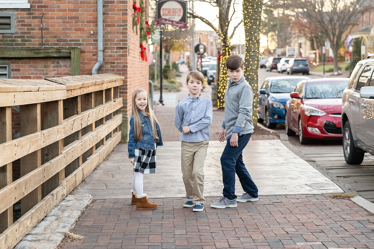Three siblings being silly in St. Charles, Missouri | KGriggs Photography