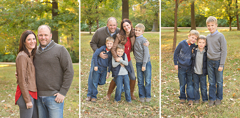 St. Louis Family Photographer - KGriggs Photography - fun family of five - Oak Knoll Park, St. Louis, MO