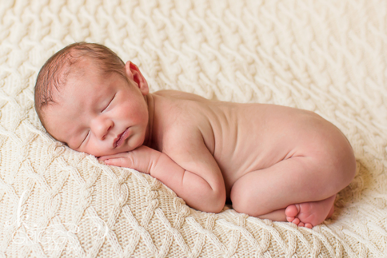 St. Louis Newborn Photographer - KGriggs Photography - newborn boy on blanket