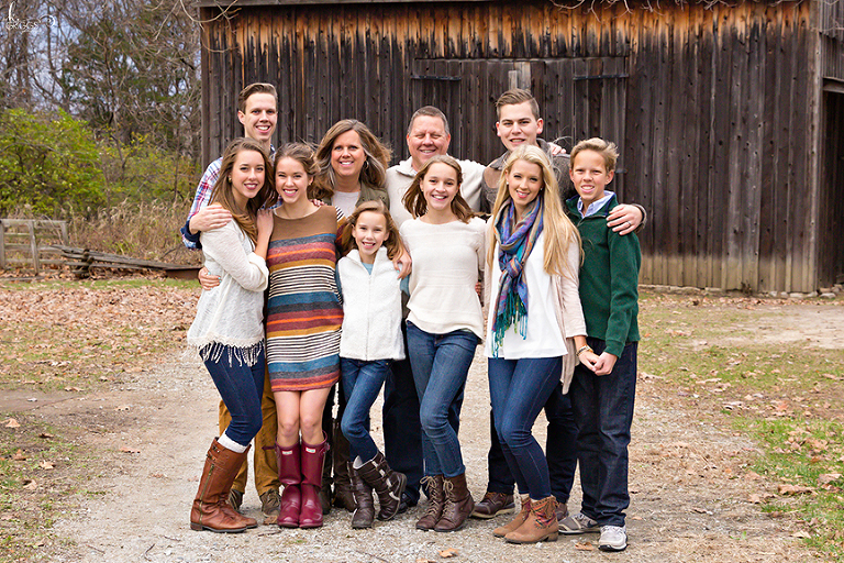 Fall Family Photo - Faust Park