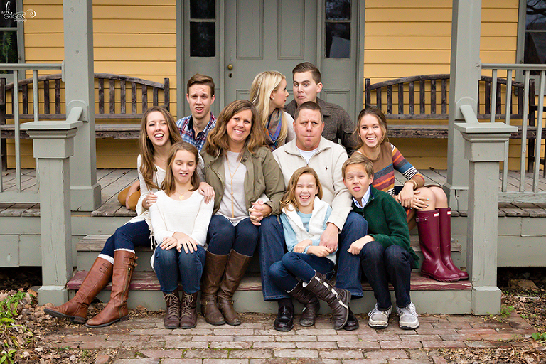 Family Fall Photo Faust Park