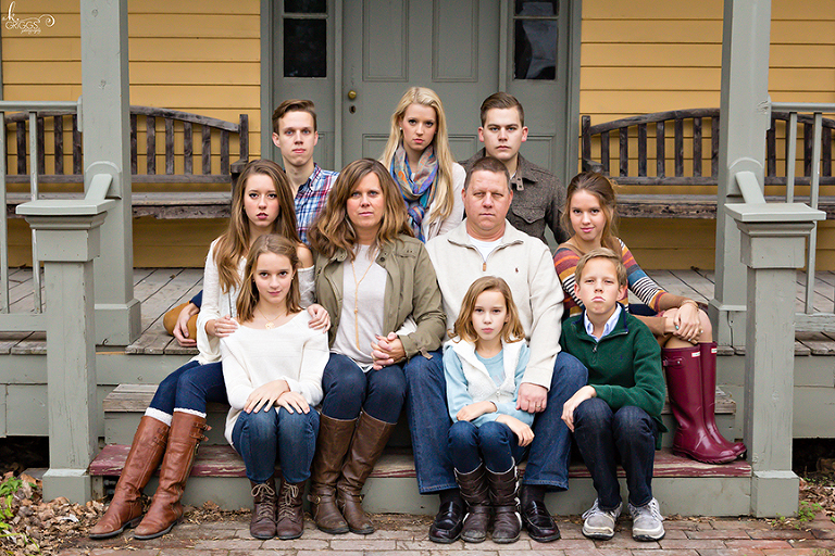 Family Fall Photo Faust Park