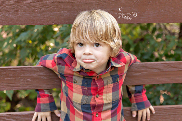 Little Guy being silly Longview Farm Park | St. Louis Children's Photographer