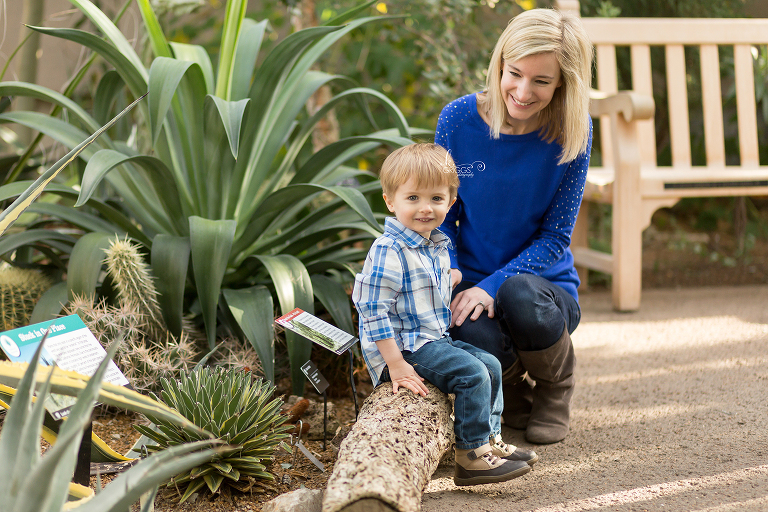 Mother looking at son - St. Louis Family Photographer