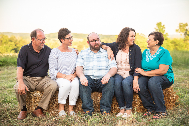 Whole family together | St. Louis Photography