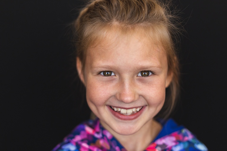 School photo of young girl | St. Louis School Photography