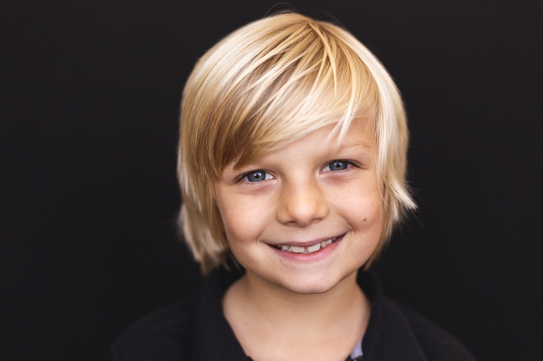 School photo of young boy | St. Louis Photographer