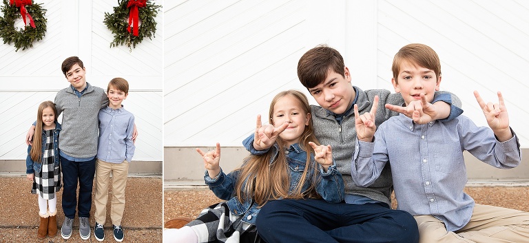 Two brother and their little sister having photos taken | KGriggs Photography