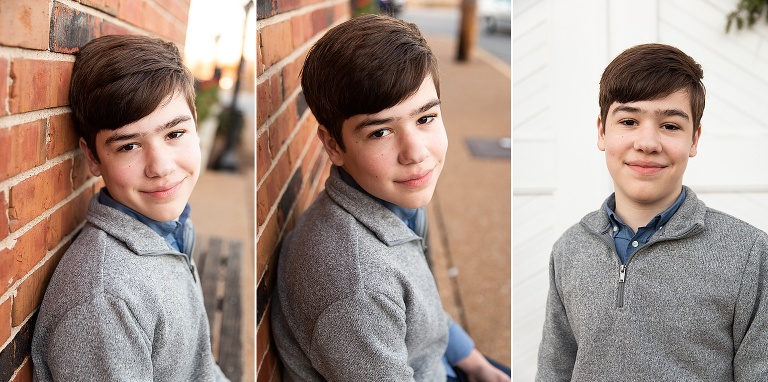 Teen age boy smiling at camera | KGriggs Photography