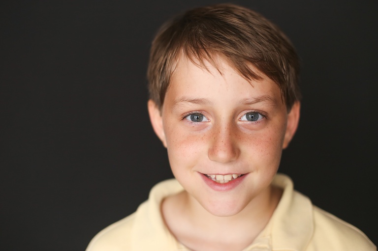 School photo of boy with beautiful blue eyes | St. Louis School Photos