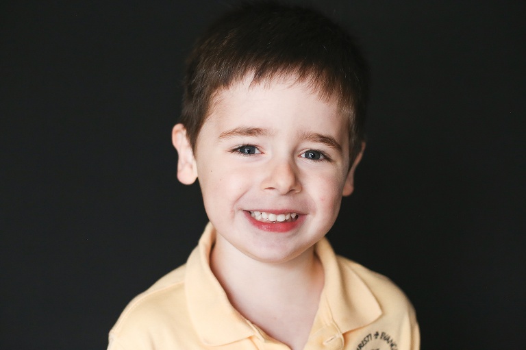 School photo of young boy with big smile | St. Louis School Pictures