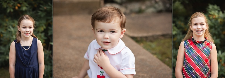 Three photos of siblings | St. Louis Children's Photography