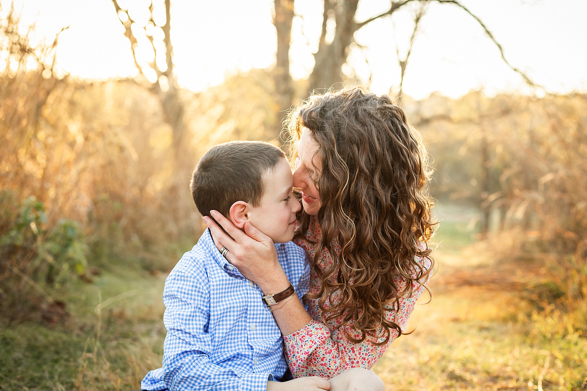 Mother and son sharing a special moment together in Queeny Park, St. Louis, MO | KGriggs Photography