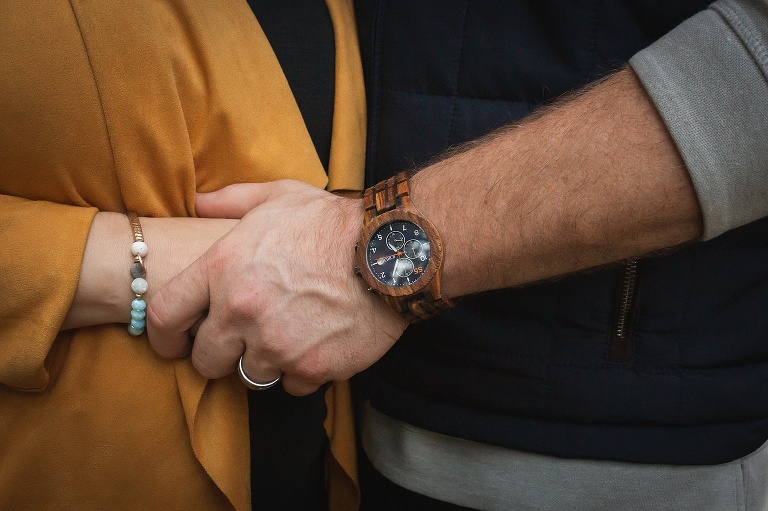 Husband holding his wife's hand | KGriggs Photography